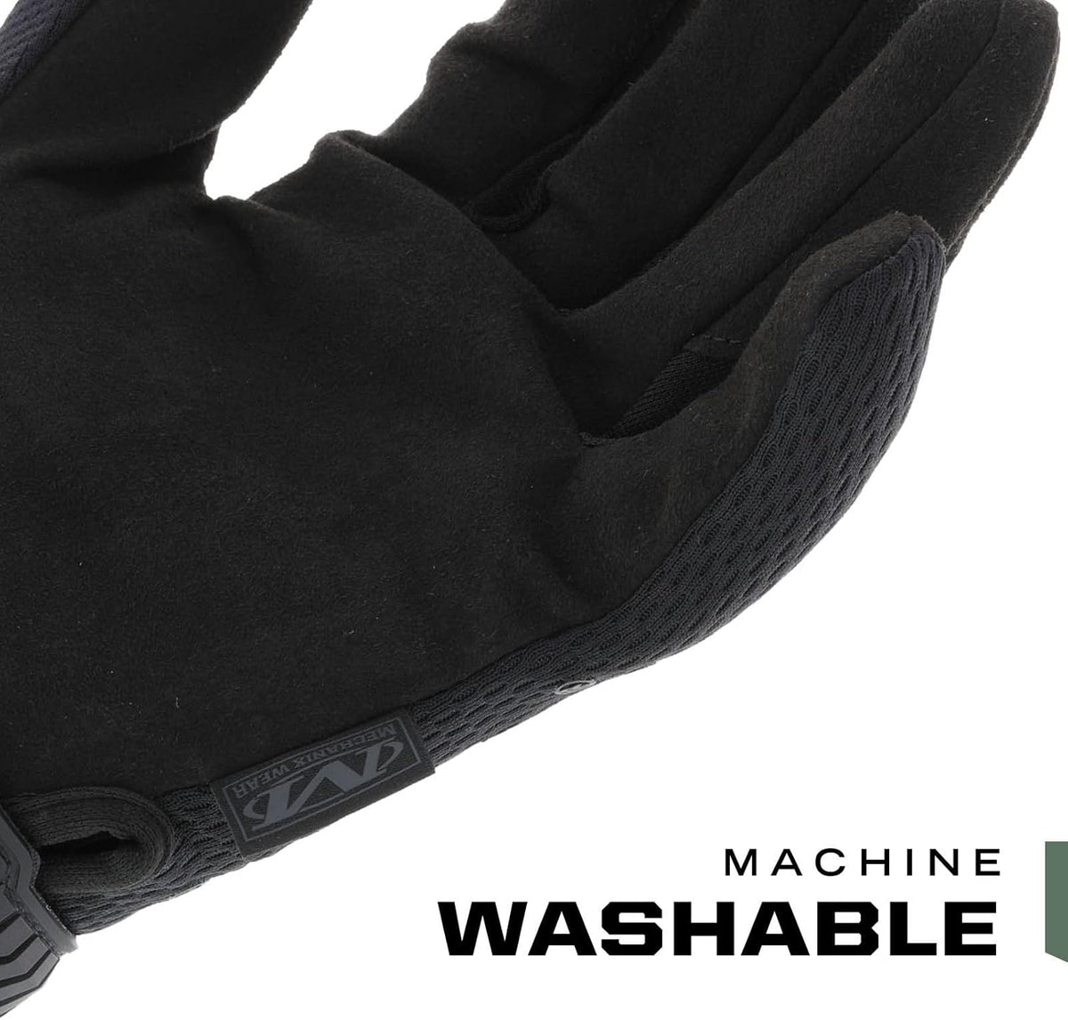 Mechanix Wear Original Tactical Glove - High Performance Anti-Slip Grip Safety Gloves - Impact Resistant & Touchscreen Capable - Medium - Covert Black