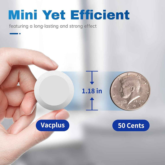 Vacplus Toilet Bowl Cleaner Tablets 30 PACK, Automatic Toilet Bowl Cleaners with Bleach for Deodorizing and Descaling, Bathroom Cleaner Against Tough Stains