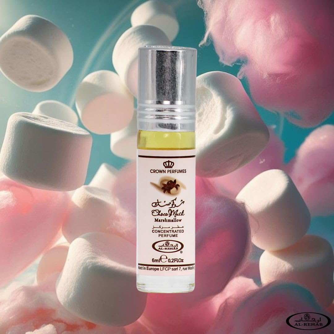 Al-Rehab Choco Musk Marshmallow Perfume Oil | Sweet & Warm Scent
