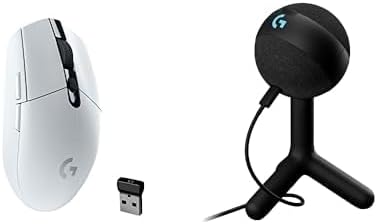 Logitech G305 Lightspeed Wireless Gaming Mouse, Hero Sensor, 12,000 DPI, Lightweight, 6 Buttons, 250h Battery, PC, Mac - Black