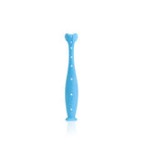 Frida Baby triple-angle toothhugger training toddler toothbrush blue 2 years and up for kids