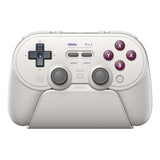 8Bitdo Pro 3 Bluetooth Controller for Switch/Switch 2 with TMR Joysticks, Swappable ABXY Buttons, and Charging Dock