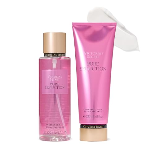 Victoria's Secret Pure Seduction fragrance Mist and Lotion Set, 8.5 oz and 6.7 oz