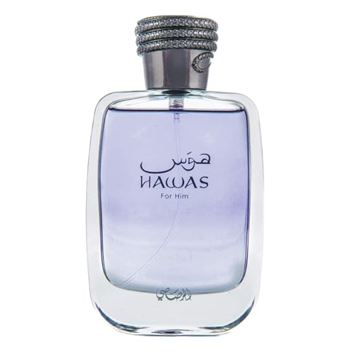 rasasi hawas for men eau de parfum spray 100ml 3.4 oz long lasting arabian perfume for men