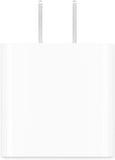 Apple 20W USB-C compact power adapter for iPhone, iPad, AirPods fast charging