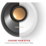creative pebble 2.0 usb-powered desktop speakers with far-field drivers and passive radiators for pcs and laptops in black