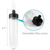 5ft long aquarium siphon vacuum cleaner for fish tank cleaning gravel and sand with durable pc hose