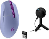Logitech G305 Lightspeed Wireless Gaming Mouse, Hero Sensor, 12,000 DPI, Lightweight, 6 Buttons, 250h Battery, PC, Mac - Black