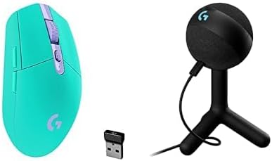 Logitech G305 Lightspeed Wireless Gaming Mouse, Hero Sensor, 12,000 DPI, Lightweight, 6 Buttons, 250h Battery, PC, Mac - Black