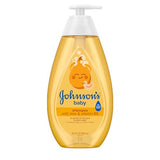 johnson's baby shampoo with aloe vera & vitamin b5, tear free, newborn essentials, 20.3 fl oz