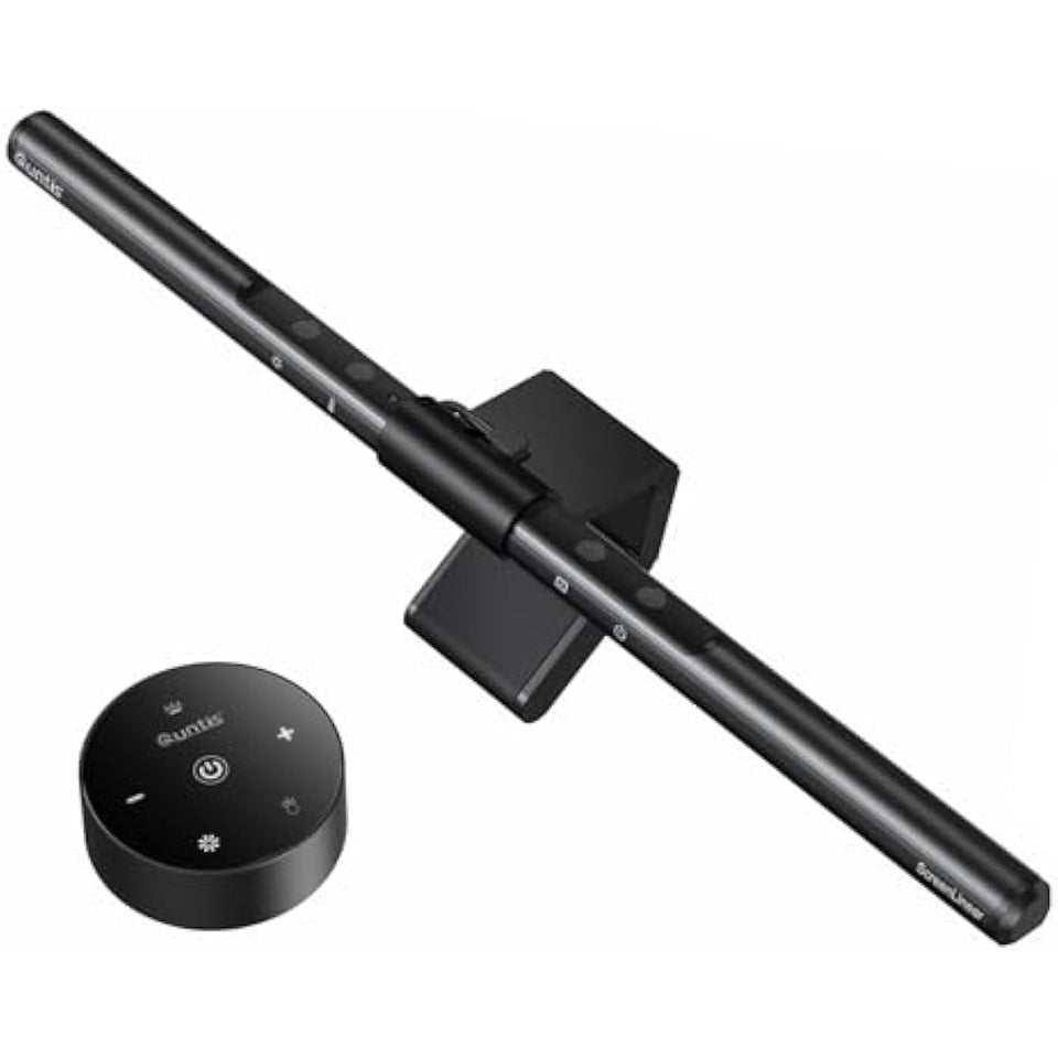 Quntis computer monitor lamp for eye caring with auto-dimming and touch control