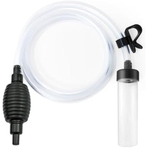 5ft long aquarium siphon vacuum cleaner for fish tank cleaning gravel and sand with durable pc hose