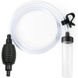 5ft long aquarium siphon vacuum cleaner for fish tank cleaning gravel and sand with durable pc hose