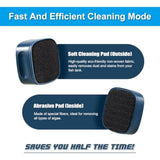 Aquarium magnet scrubber with super strong magnet and cleaning pads for small fish tanks up to 8mm thick