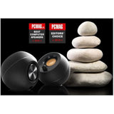 creative pebble 2.0 usb-powered desktop speakers with far-field drivers and passive radiators for pcs and laptops in black