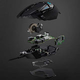 Logitech G502 Hero High Performance Wired Gaming Mouse with Hero 25K Sensor, RGB, Adjustable Weights, 11 Programmable Buttons - Black