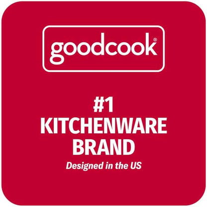 Good Cook Can Opener, Safe Cut Manual Can Opener, no Sharp Can Edges, Black