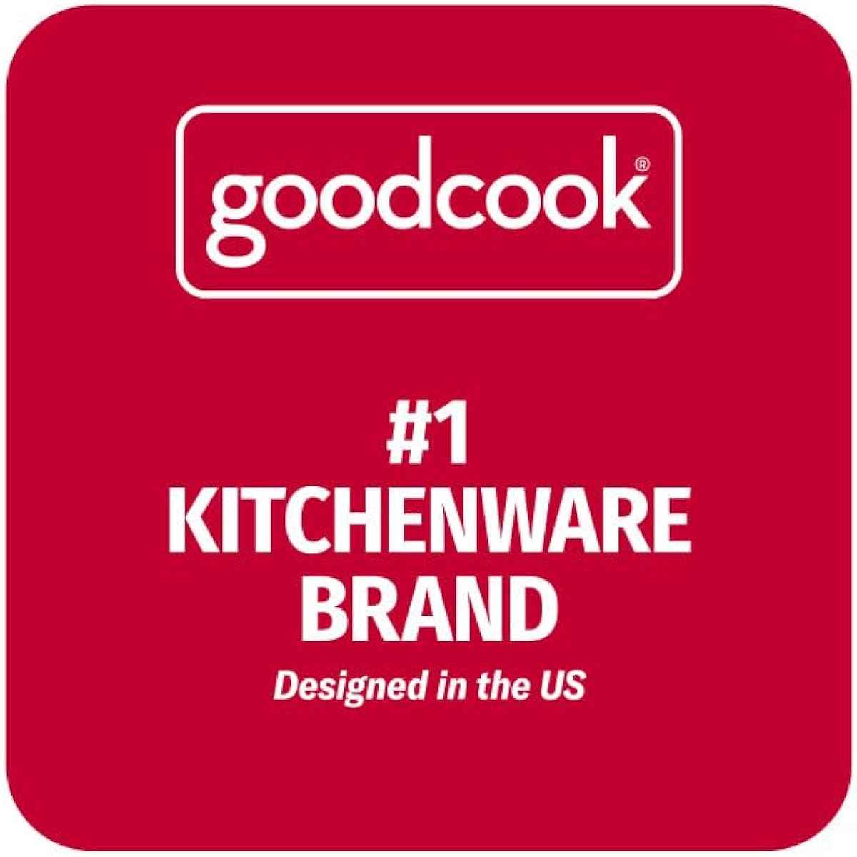 Good Cook Safe Cut Manual Can Opener, Black, Sharp Edge-Free, Stainless Steel
