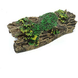 JIH Aquarium Decorations Resin Hollow Tree Trunk Ornament, Bettas House Cave Wood House Decor for Fish Tank (HS-SP207)