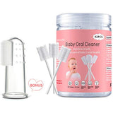 Easicuti baby tongue cleaner 42pcs disposable toothbrush for 0-36 months with free finger toothbrush