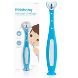 Frida Baby triple-angle toothhugger training toddler toothbrush blue 2 years and up for kids