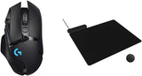 Logitech G502 Hero High Performance Wired Gaming Mouse with Hero 25K Sensor, RGB, Adjustable Weights, 11 Programmable Buttons - Black