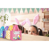 ysmile non-woven easter gift bags for kids reusable treat bags 8 pack small egg hunt basket