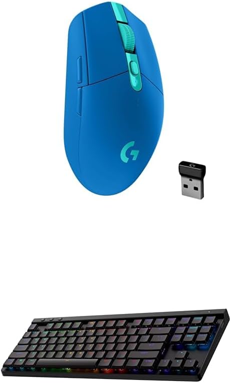 Logitech G305 Lightspeed Wireless Gaming Mouse, Hero Sensor, 12,000 DPI, Lightweight, 6 Buttons, 250h Battery, PC, Mac - Black