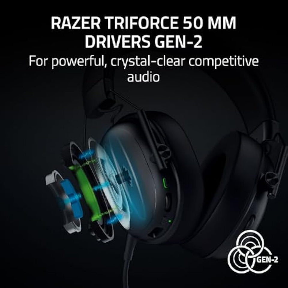 razer blackshark v3 x hyperspeed wireless gaming headset for pc with 50mm drivers and cardioid mic