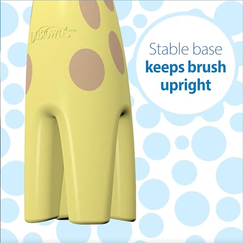 Dr. Brown's Infant-to-Toddler Toothbrush, BPA-Free, Soft Bristles, Ages 0-3, Giraffe Design