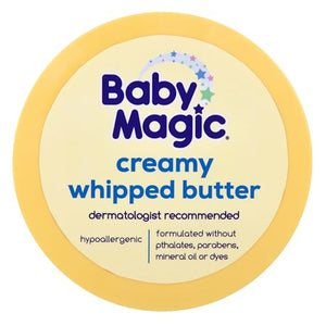 Baby Magic creamy whipped butter for skin, hypoallergenic, 8.4 fl oz, baby soft, vitamin-enhanced