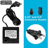 90 GPH Mini Submersible Pump, Small Fountain Pump (5W 350L/H) for water feature, Aquariums, Fish Tank, Tabletop Fountain, Pet Fountain, Indoor or Outdoor Pond Fountain