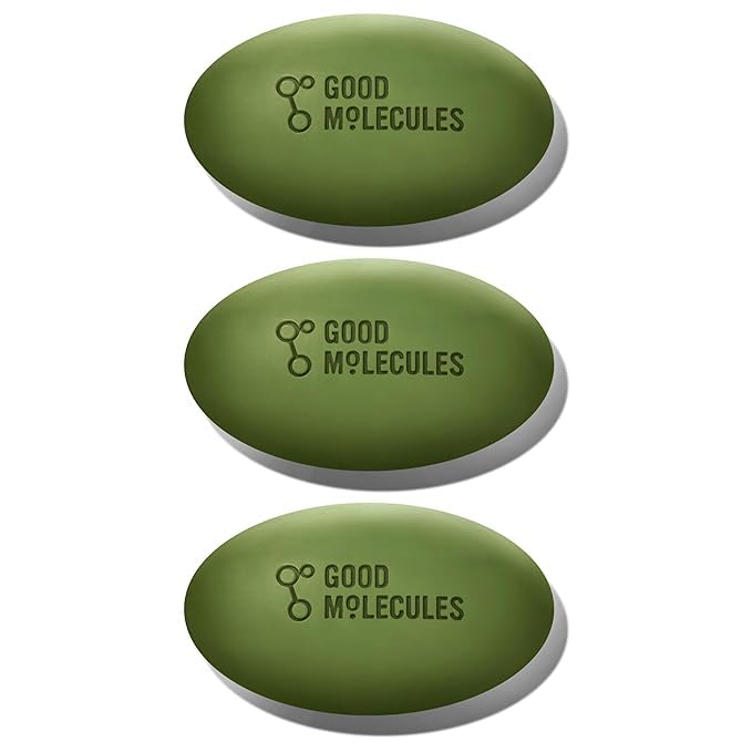 Good Molecules brightening soap free face and body bar with tranexamic kojic acids and niacinamide for dark spots skin care