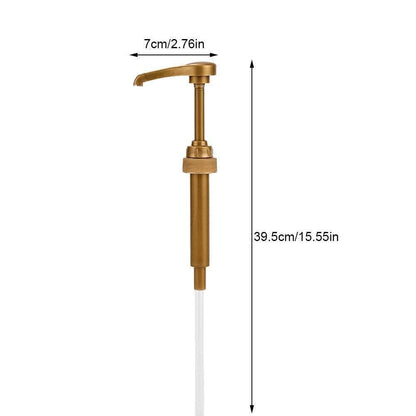 Syrup Pump Compatible with Torani, DaVinci and Skinny (Set of 2) - fits bottles (25.4 oz-750ml)