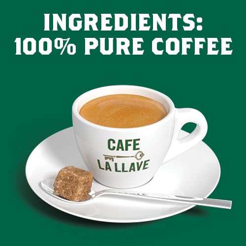 cafe la llave latin dark roast espresso pods 40 count nespresso original line aluminum capsules