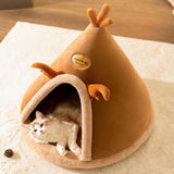 cat tent bed for small dogs and cats with thick cushion