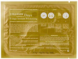 10 pairs collagen crystal eye mask, 10 pcs collagen crystal lip mask, anti-aging, gold, set
