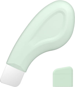 Blackhead remover tool with silicone face scraper for deep cleansing and skin care (Green)