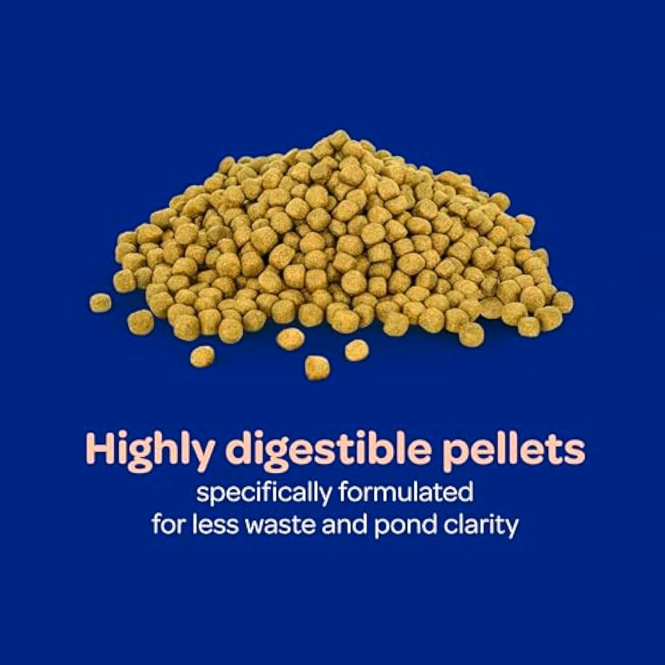 kaytee koi's choice koi floating fish food for koi goldfish and pond fish 10 pounds