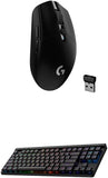 Logitech G305 Lightspeed Wireless Gaming Mouse, Hero Sensor, 12,000 DPI, Lightweight, 6 Buttons, 250h Battery, PC, Mac - Black