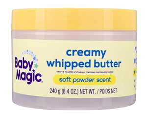 Baby Magic creamy whipped butter for skin, hypoallergenic, 8.4 fl oz, baby soft, vitamin-enhanced