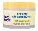 Baby Magic creamy whipped butter for skin, hypoallergenic, 8.4 fl oz, baby soft, vitamin-enhanced