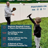 Toss and Catch Ball Game Set with Sticky Balls and Beginner Baseball Glove for Toddlers to Adults