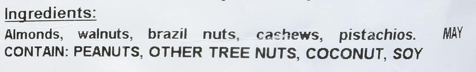 Yupik raw mix nuts, 1 lb, natural mixed nuts with almonds, walnuts, pistachios, cashews, and Brazil nuts, healthy snack, brown