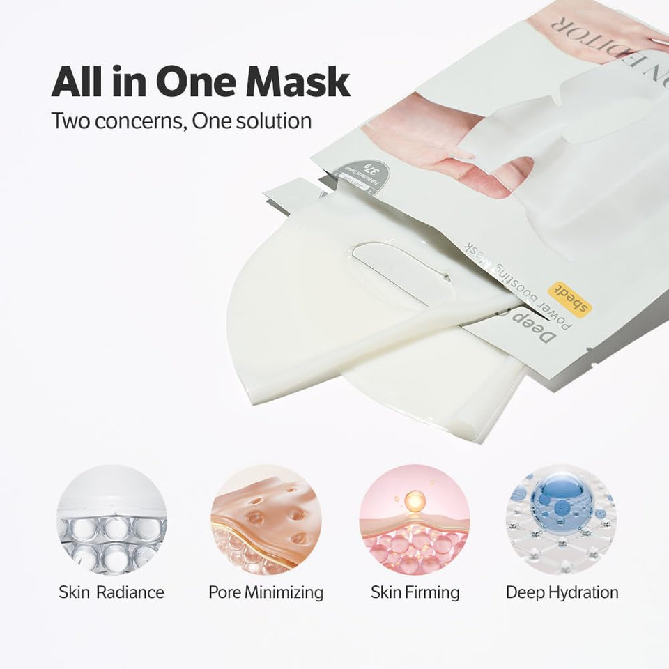 sungboon editor deep collagen overnight mask, 37gx4ea, original hydrating collagen face mask, 2,160,000ppb