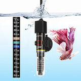 Mini Aquarium Heater 25W for Small Fish Tanks with Thermometer Sticker, Free Setup