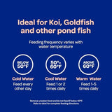 kaytee koi's choice koi floating fish food for koi goldfish and pond fish 10 pounds
