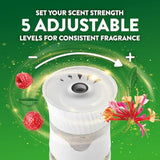 Air Wick plug in scented oil refill, honeysuckle & raspberry, 4 count, essential oils