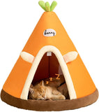 cat tent bed for small dogs and cats with thick cushion