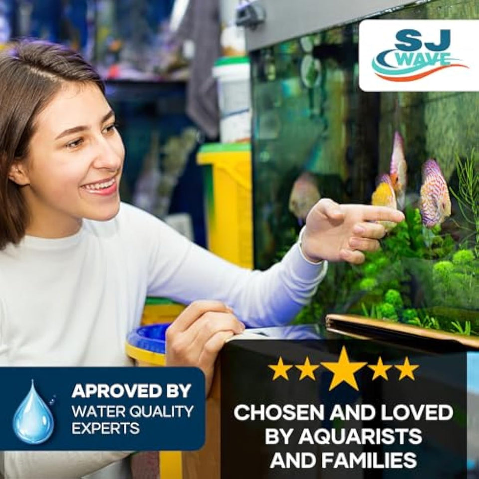 11-in-1 aquarium test strips water testing kit for fish tank aquariums with 950 tests and thermometer